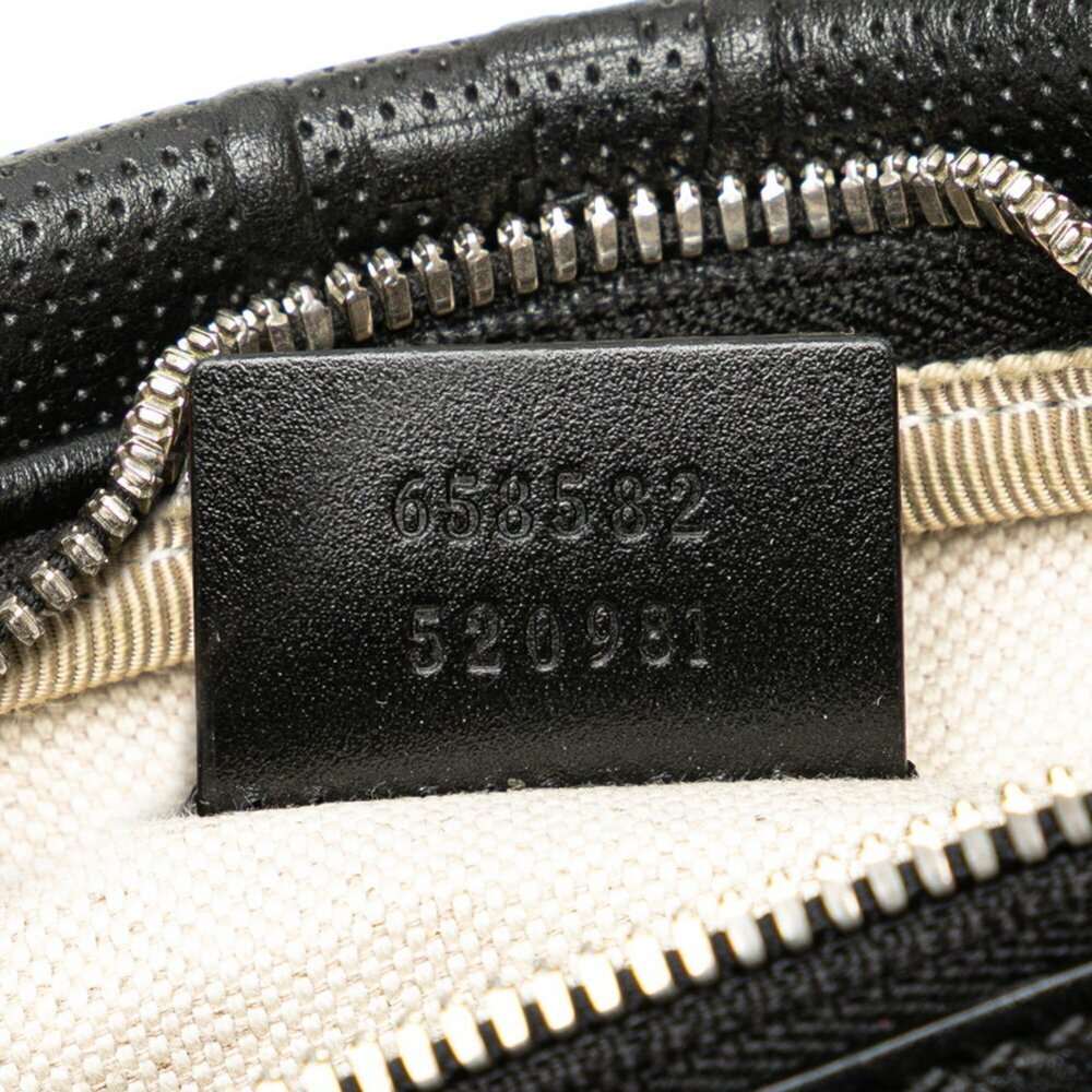 GUCCI Black Leather Fanny Pack - Picture 9 of 10